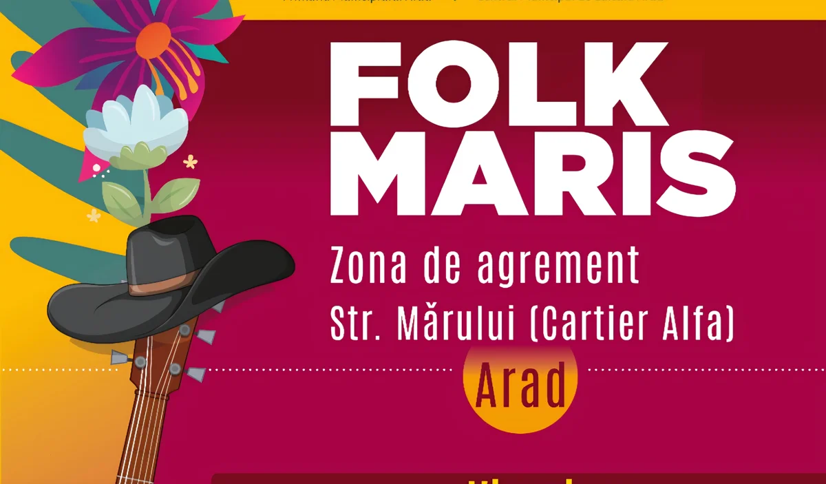 Festivalul Folk Maris 2026 Arad: concerte gratuite pe strada Mărului
