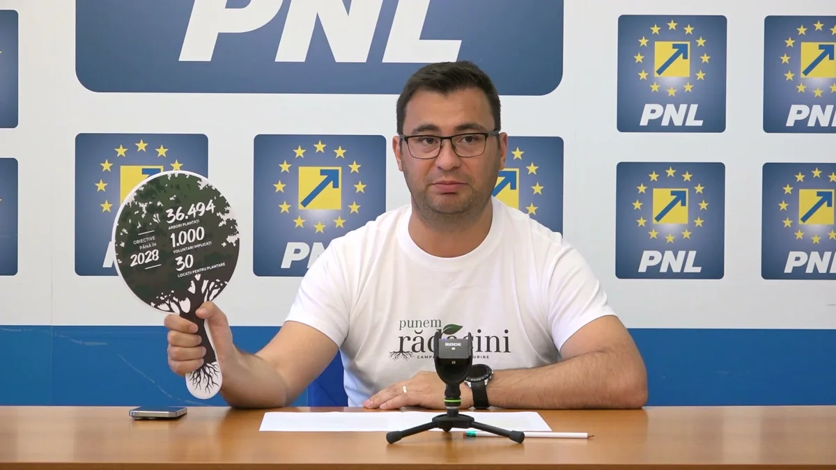 Senatorul Glad Varga plantează 36.494 arbori în județul Arad până în 2028