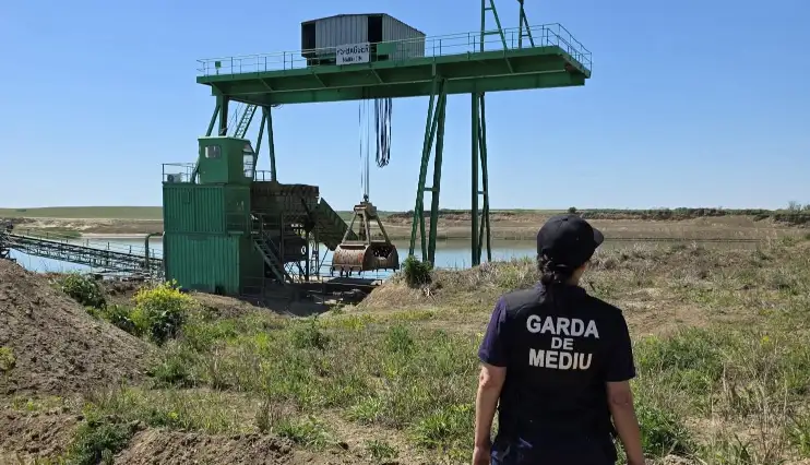 Arad: 28 de locații de extracție, verificate de Garda de Mediu