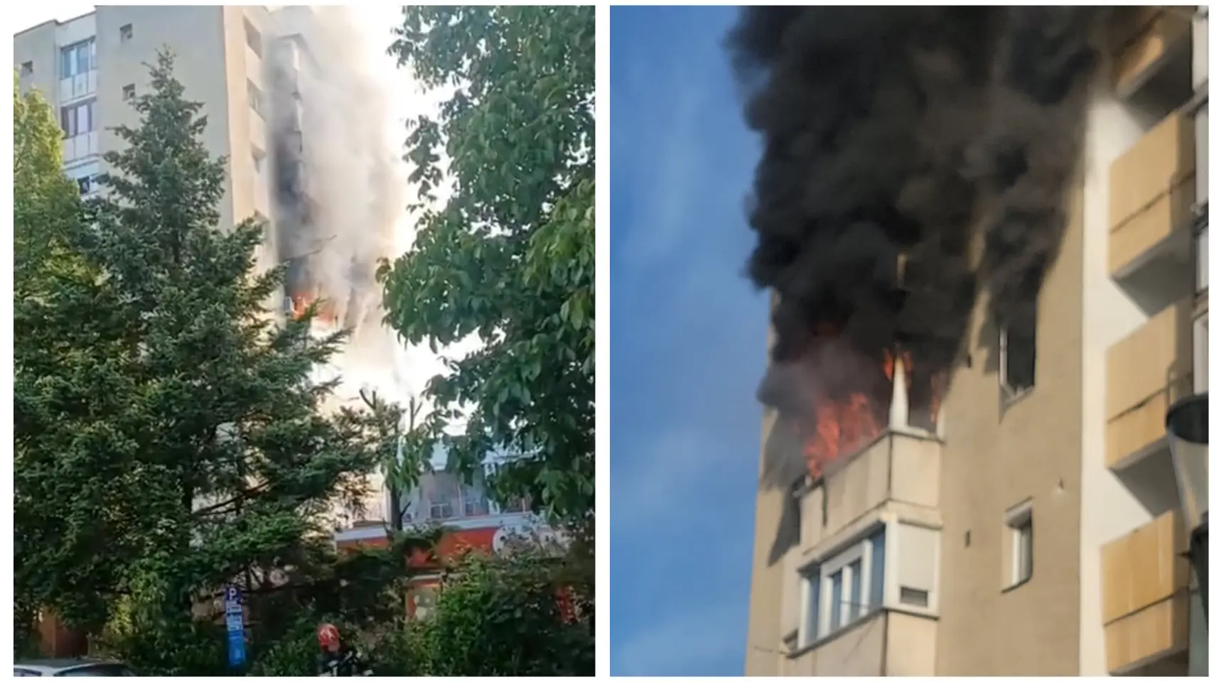 Arad: incendiu la etajul 4 al unui bloc, 25 de persoane evacuate
